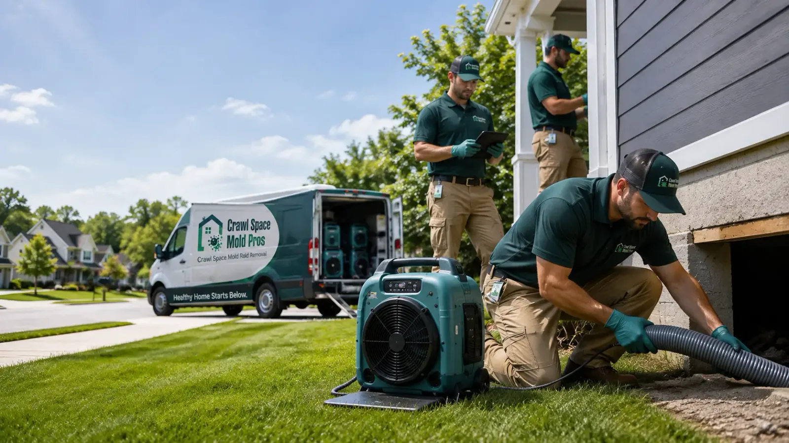 Crawl Space Mold Removal in Scotts, MI